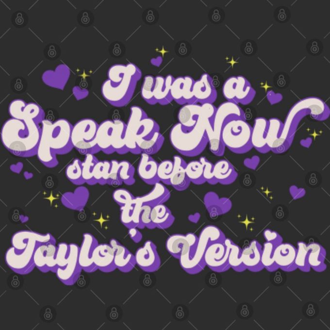 Speak Now Double Sided Print Tee, Speak Now T Shirt 3