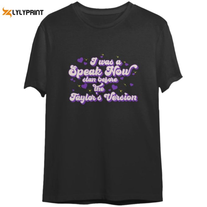 Speak Now Double Sided Print Tee, Speak Now T Shirt 1