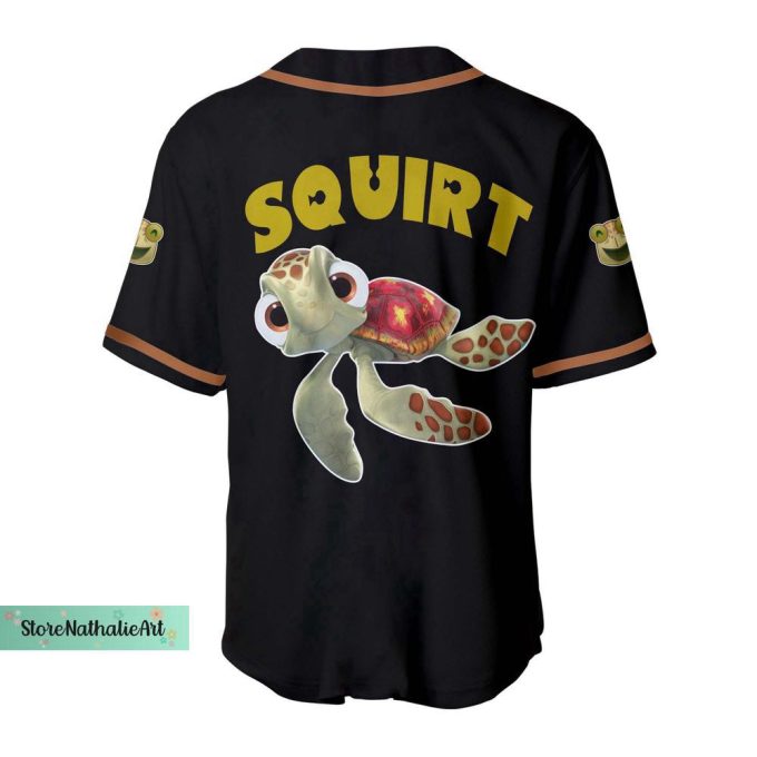 Squirt Turtle Jersey, Disney Finding Nemo Baseball Jersey For Men Women 2