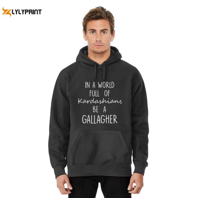 Stand Out In A Kardashian World: Get Gallagher Black Hoodies 1