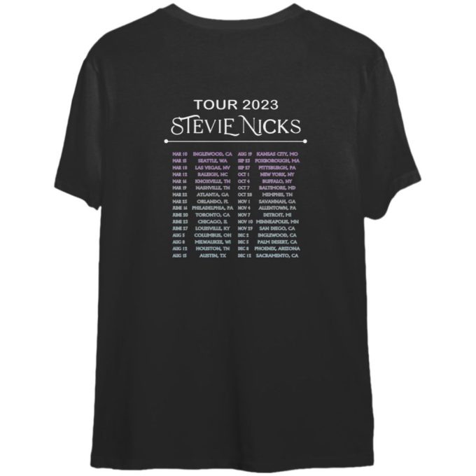 Stevie Nicks Tour 2023 Live Concert Tshirt: Get Your Exclusive Stevie Nicks T-Shirt Now! 3