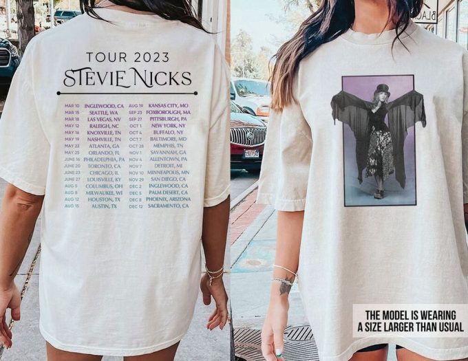 Stevie Nicks Tour 2023 Live Concert Tshirt: Get Your Exclusive Stevie Nicks T-Shirt Now! 5