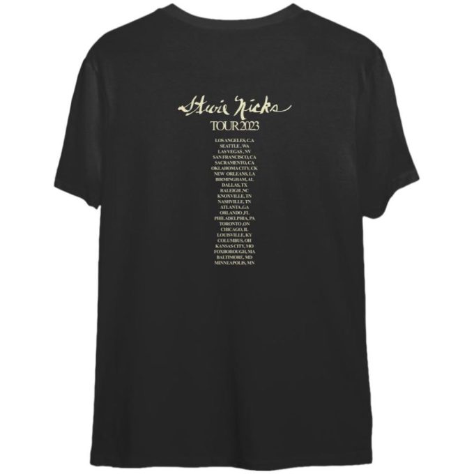 Stevie Nicks Tour 2023 Live In Concert Shirt: Get Your Official Music T-Shirt Now! 2