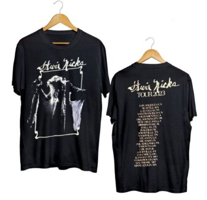 Stevie Nicks Tour 2023 Live In Concert Shirt: Get Your Official Music T-Shirt Now! 5