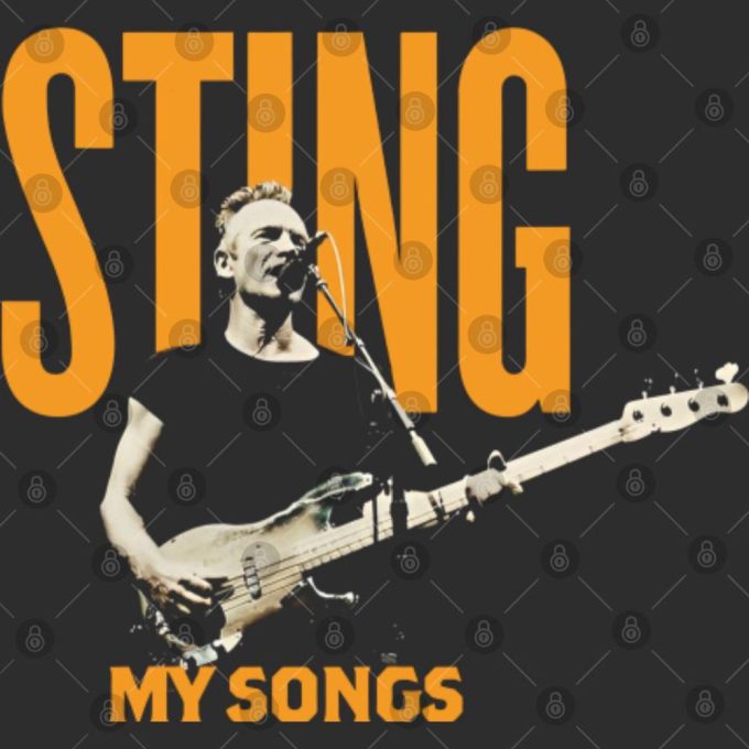 Sting My Song 2023 World Tour T-Shirt, Sting Tour 2023 Shirt 3