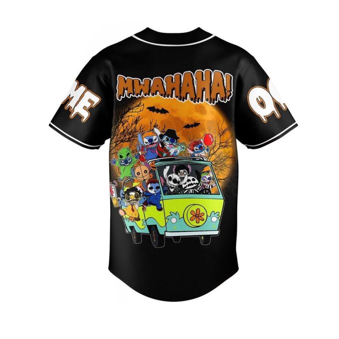 Stitch Ghost Halloween, Stitch Halloween Baseball Jersey For Men Women 3