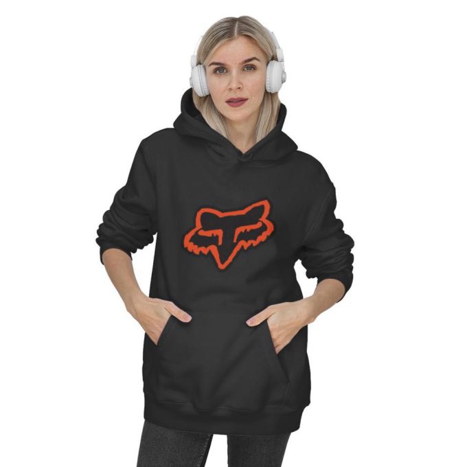 Stylish Orange Logo Kids Foxracing Hoodies - Trendy &Amp; Comfy Apparel For Youngsters 2