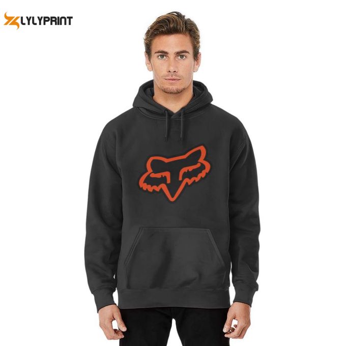 Stylish Orange Logo Kids Foxracing Hoodies - Trendy &Amp;Amp; Comfy Apparel For Youngsters 1
