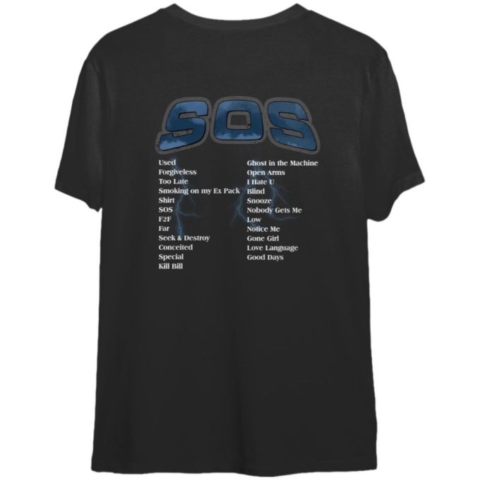 Sza Sos Shirt, Vintage Sza Shirt, Good Days Tee, Vintage Y2K Style Sos Graphic Teegift For Men And Women 2