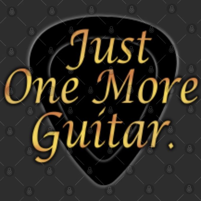 Taboo Just One More Guitar T-Shirt: Famous Rockstar Collector Gift For Musician 3