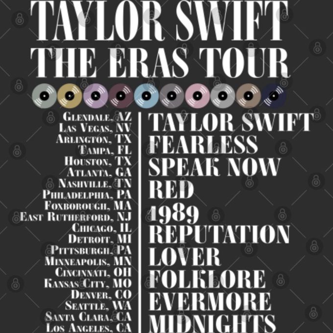 Taylor Taylor Version Eras Tour T-Shirt, The Eras Tour Retro Shirt 4