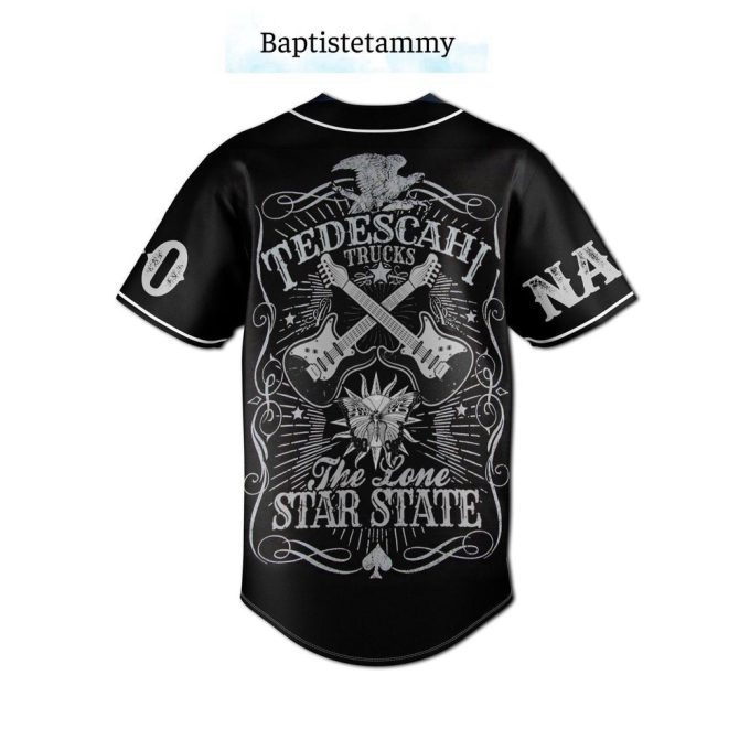 Tedeschi Trucks Baseball Jersey For Men Women, The Lone Star State Jersey 2