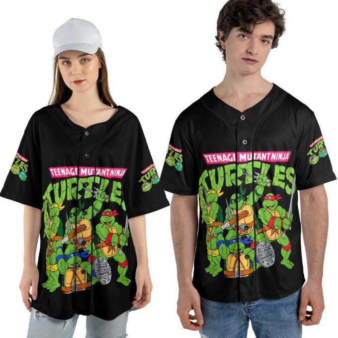 Teenage Mutant Ninja Turtles Mutant Mayhem Movie Baseball Jersey 3