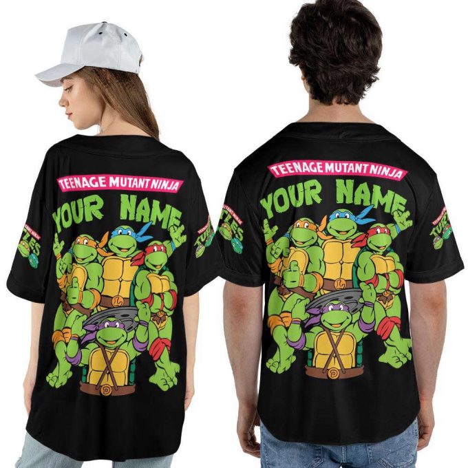 Teenage Mutant Ninja Turtles Mutant Mayhem Movie Baseball Jersey 4