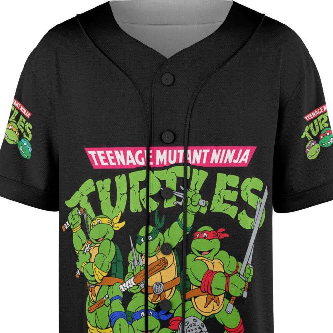 Teenage Mutant Ninja Turtles Mutant Mayhem Movie Baseball Jersey 5