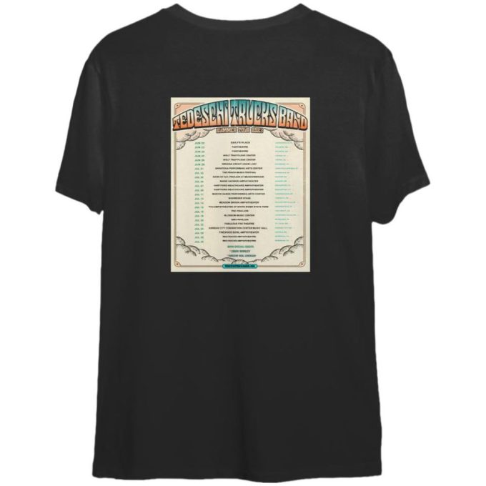 Teeschi Trucks Band Summer Tour 2023 Unisex T-Shirt: Get Your Concert Merch Now! 2
