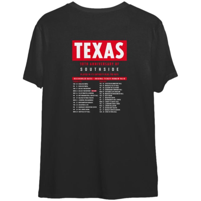 Texas 30Th Anniversary Southside Played In Its Entirety T-Shirt - Plus Hits! 2