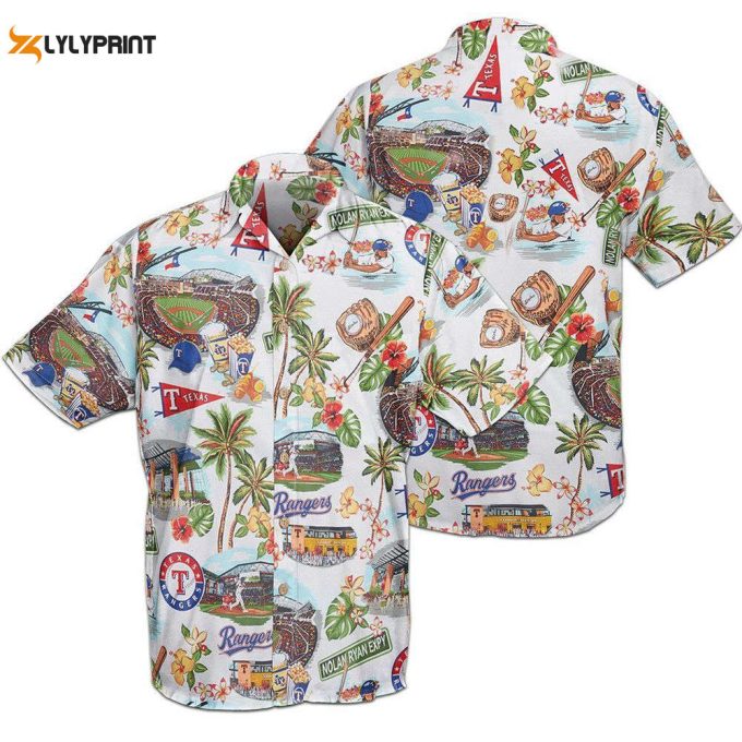 Texas Rangers Hawaiian Shirt Gift For Men And Women 1