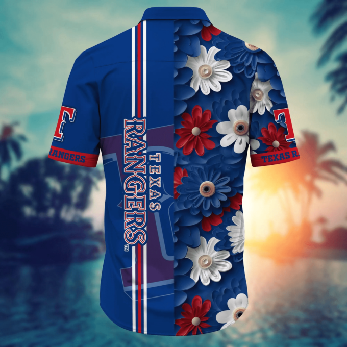 Texas Rangers Mlb Flower Hawaii Shirt And Tshirt For Fans, Summer Football Shirts Na49574 Fan Gift For Men Women 4