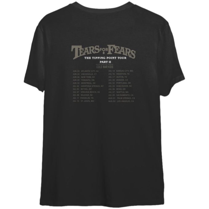 Tff Tipping Point Tour 2023 Shirt - Official Band Concert Tee 2
