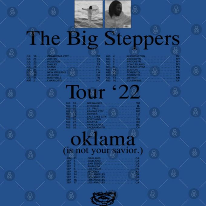 The Big Steppers Tour Oklama 2024 Shirtgift For Men And Women 4