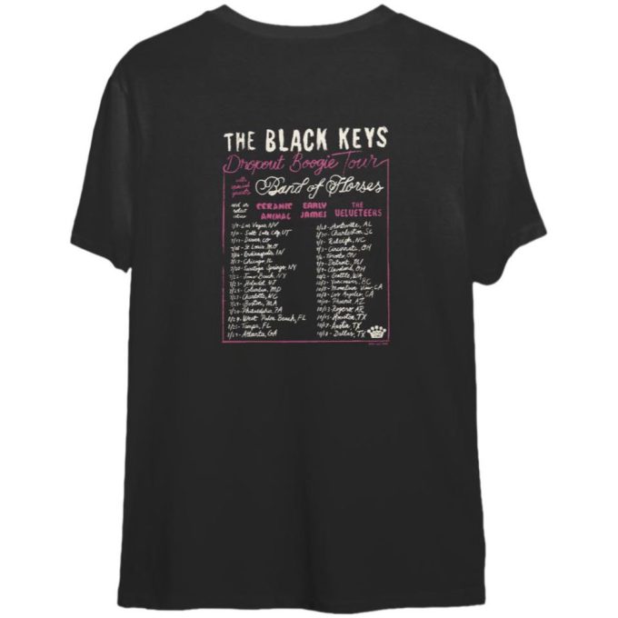 Vintage Black Keys Drop Out Boogie Tour 2022 Shirt - Limited Edition 2