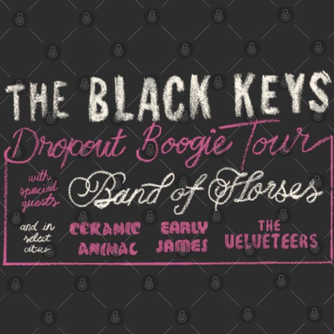 Vintage Black Keys Drop Out Boogie Tour 2022 Shirt - Limited Edition 3