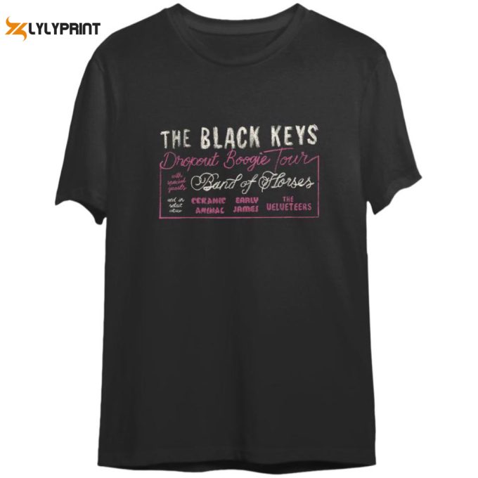 Vintage Black Keys Drop Out Boogie Tour 2022 Shirt - Limited Edition 1