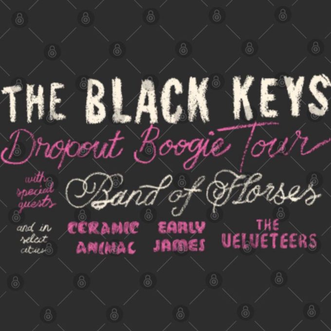 Vintage Black Keys Drop Out Boogie Tour 2022 Shirt: Stylish &Amp; Iconic Tee 2