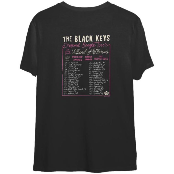 Vintage Black Keys Drop Out Boogie Tour 2022 Shirt: Stylish &Amp; Iconic Tee 3