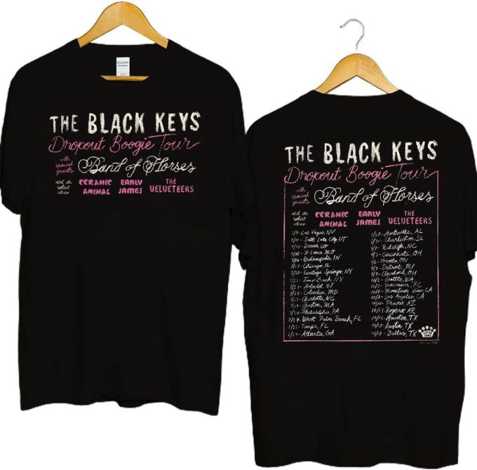 Vintage Black Keys Drop Out Boogie Tour 2022 Shirt: Stylish &Amp; Iconic Tee 5