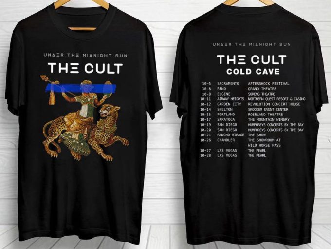 The Cult West Coast Fall Tour 2023 T-Shirt 5