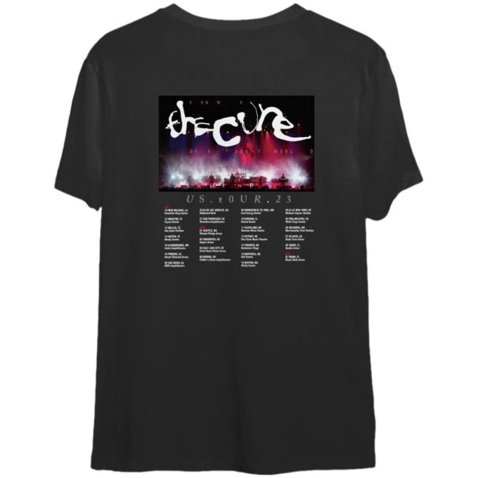 The Cure 2023 North American Tour Dates Tshirt: Official Concert Shirt 2