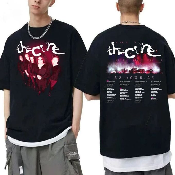 The Cure 2023 North American Tour Dates Tshirt: Official Concert Shirt 5