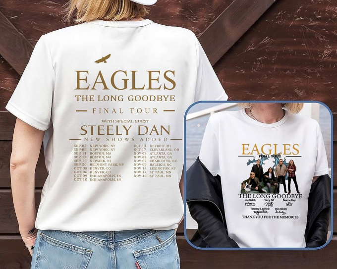 The Eagles Tour 2023 Shirts, The Long Goodbye Tour 2023 T-Shirt 5