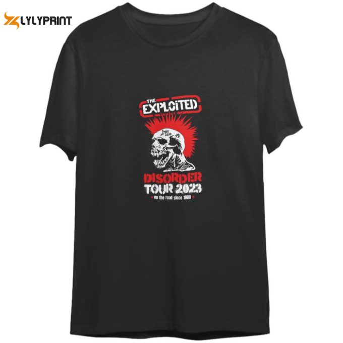 The Exploited Disorder Tour 2023 T-Shirt 1