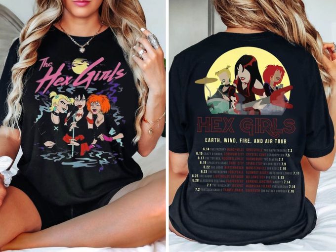 The Hex Girls Rock Band Music T-Shirt, The Hex Girls Shirt 3