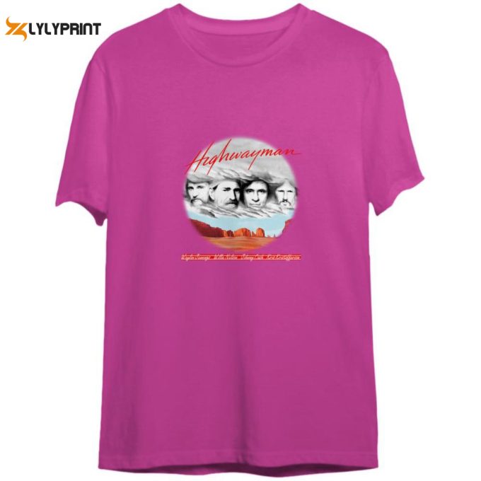 The Highwaymen 1990 Kick Off T-Shirt: Official Tour Merchandise 1