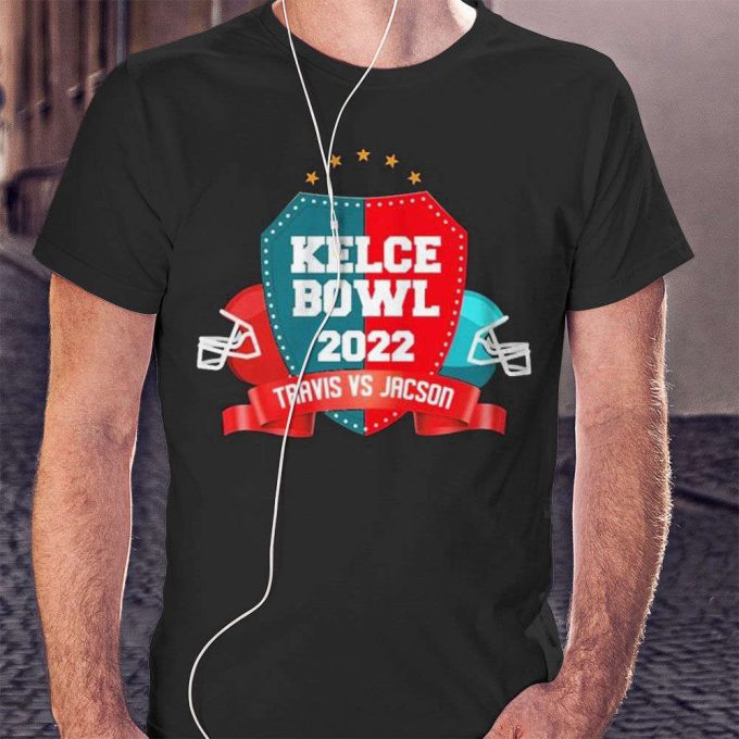 The Kelce Bowl 2022 2023 Travis Vs Jason Kelce T-Shirt Longsleeve Gift For Men Women 2