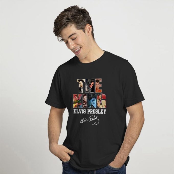 The King Elvis Presley Signatures T-Shirt For Men And Women 2