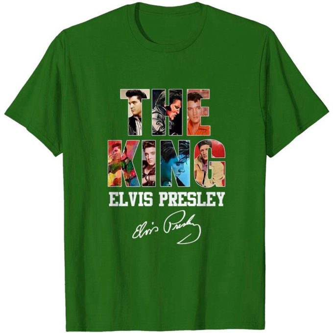 The King Elvis Presley Signatures T-Shirt For Men And Women 3