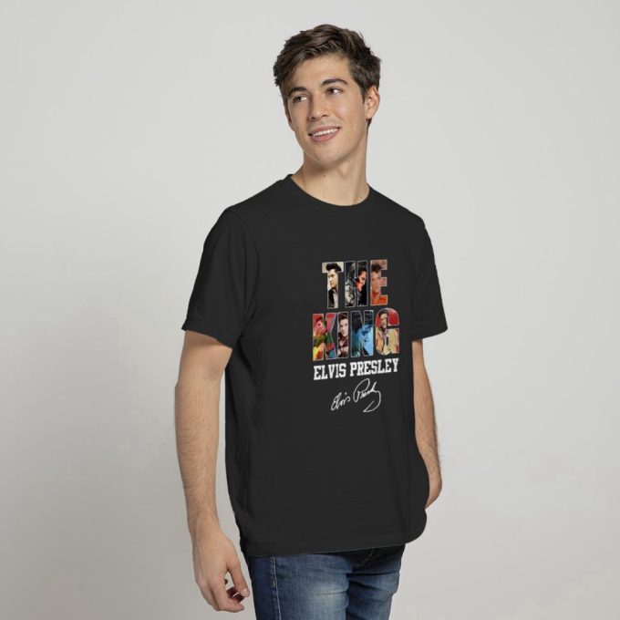 The King Elvis Presley Signatures T-Shirt For Men And Women 2