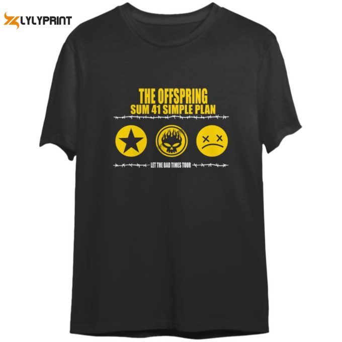 The Offspring Tour 2023 T-Shirt: Sum 41 Summer Plan Tour 1