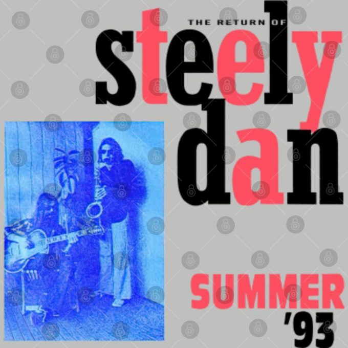 The Returned Of 1993 Steely Dan Summer Tour '93 T-Shirt 3