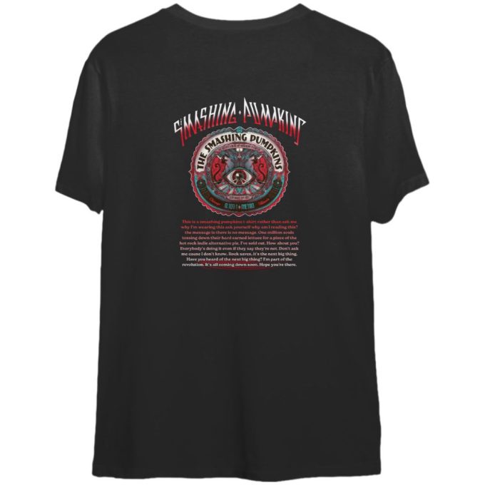 Get Your Smashing Pumpkins Tour 2022 Double Sided T-Shirt Now! 2
