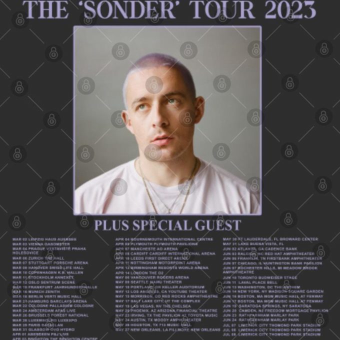 The Sonder Tour 2024 Dermot Kennedy Shirt Gift For Men And Women 4