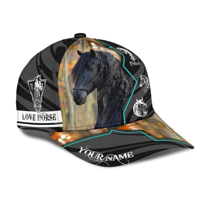 Tmarc Tee Personalized Name Horse Classic Cap Pi Printed Baseball Cap Gift 3