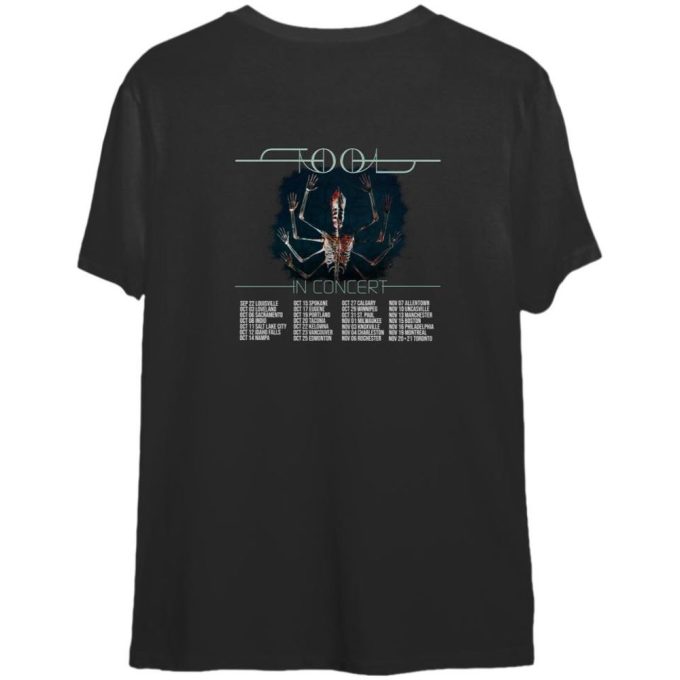 Official Tool World Tour 2023 Shirt: Rock Metal Black Band Tee For Tool Fans 2