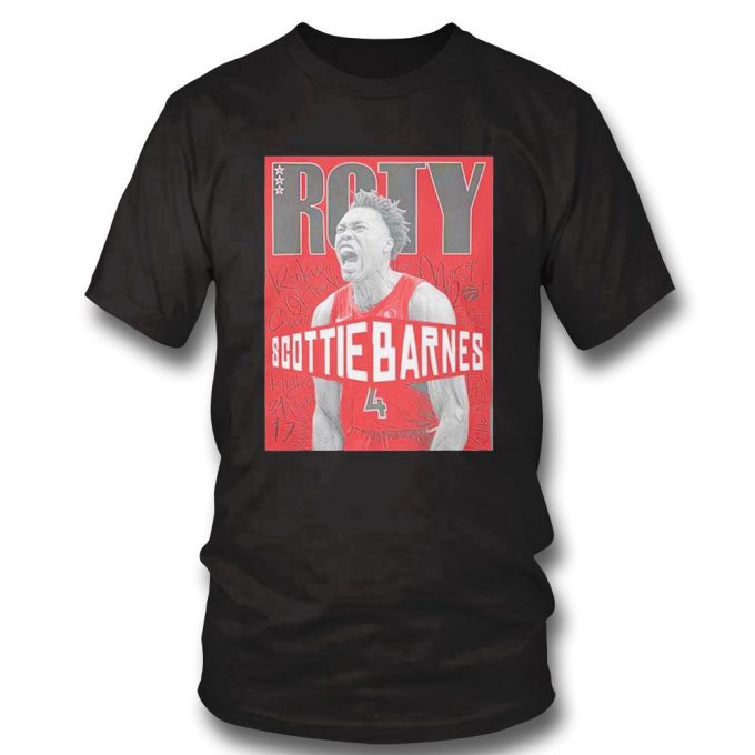 Toronto Raptors Roty Scottie Barnes T-Shirt Hoodie Gift For Men Women 3