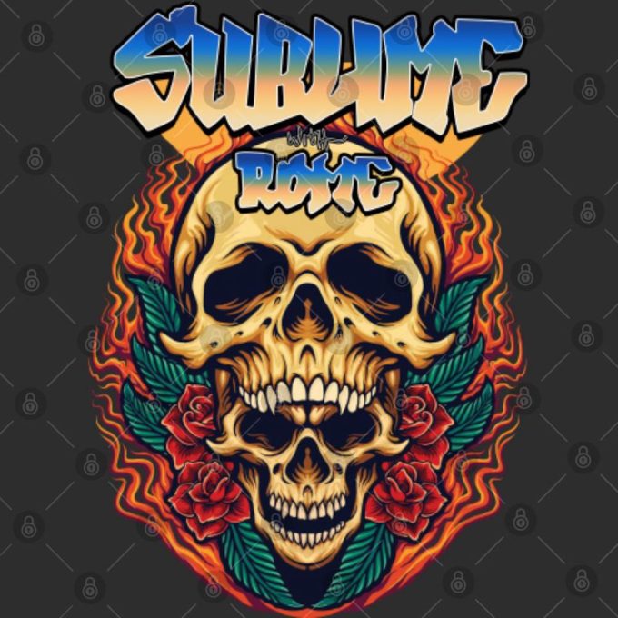 Tour 2023 Sublime Merch Album T-Shirt, Sublime 2023 Tour Concert Merch 3